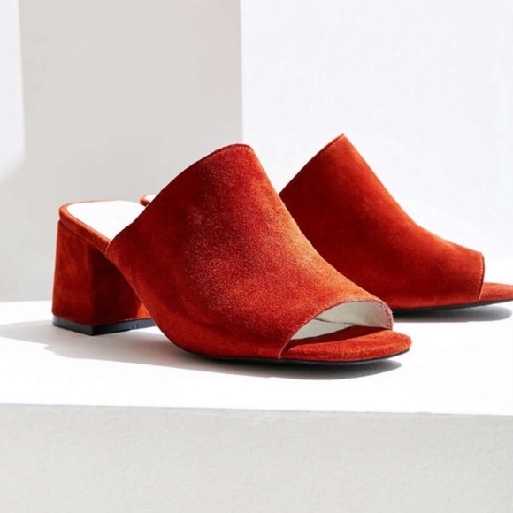 Jeffrey Campbell Shoes - Jeffrey Campbell Perpetua Mules in Rust